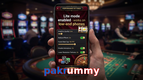 Payment and PKR controls in Pakrummy